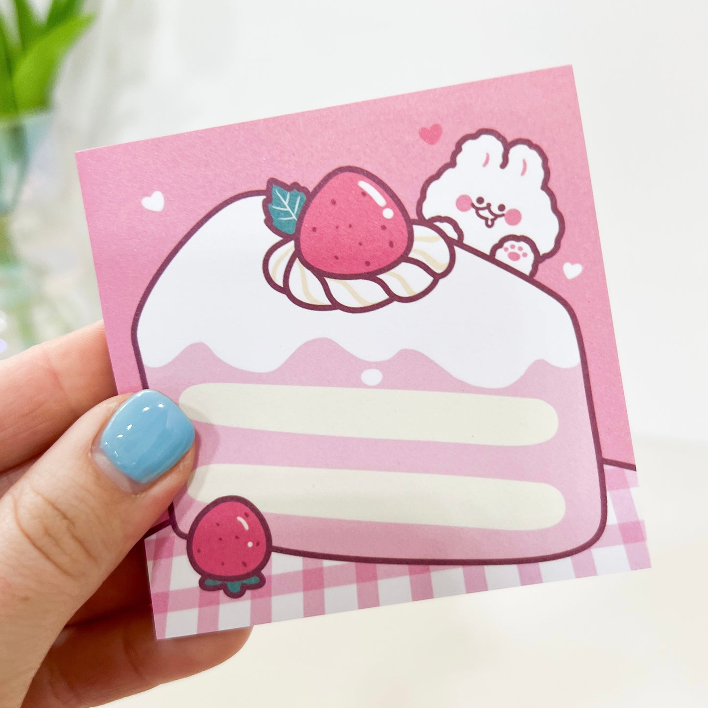 Bunny & Cake Memo Pad