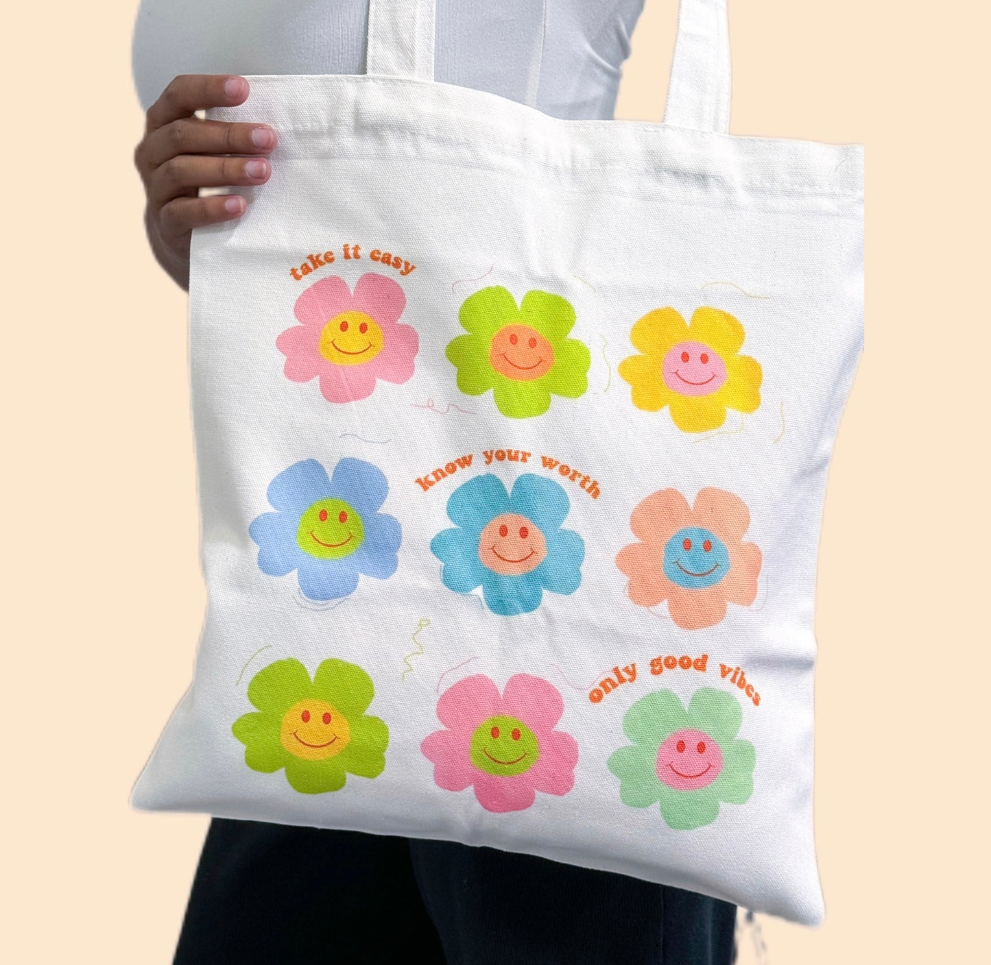 Embrace your worth and spread good vibes Tote Bag