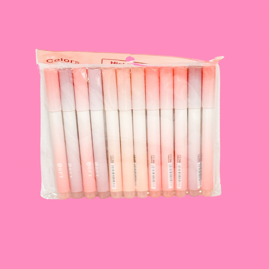 Pastel Marker Sets 12Pcs