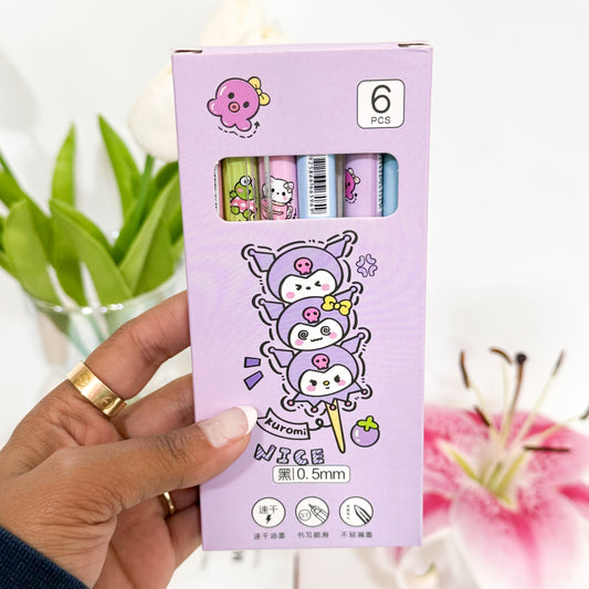 Sanrio & Friends Pens 6PCS