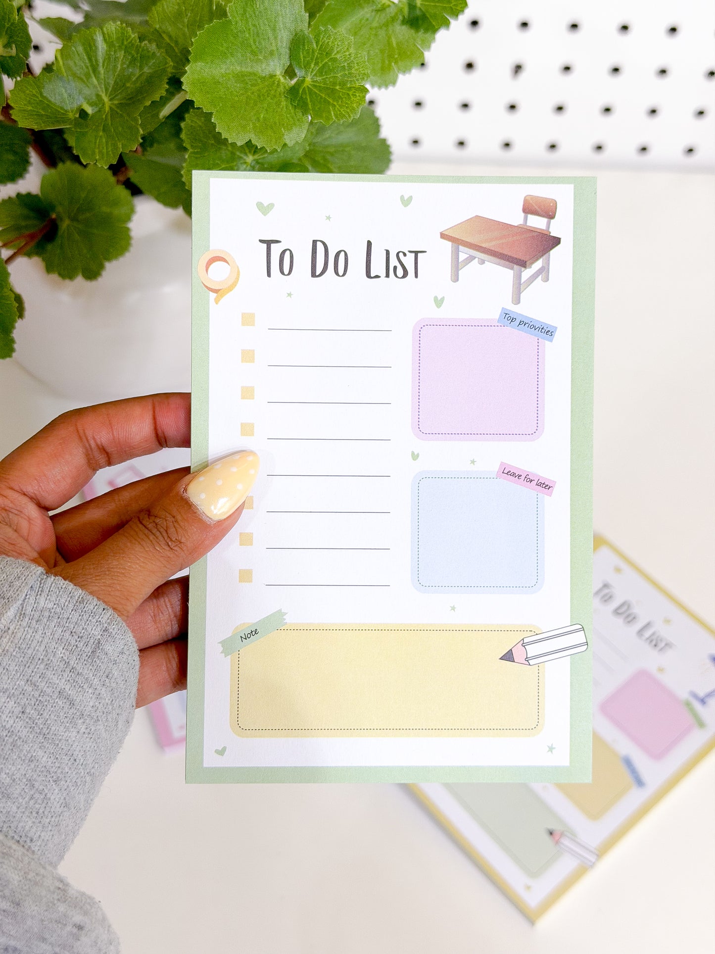 New To Do List Notepad ( 4 Colors available )