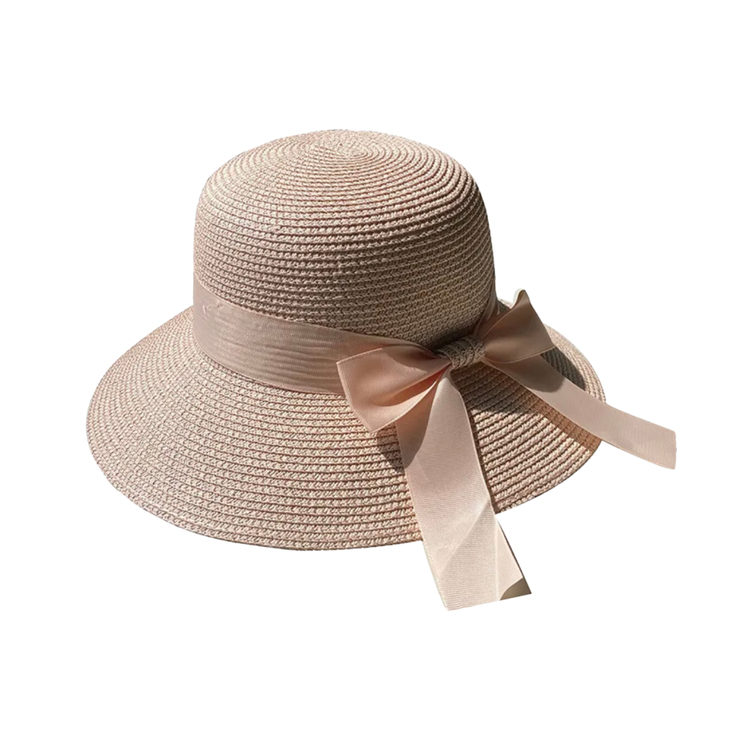 Straw Large Bow Hats