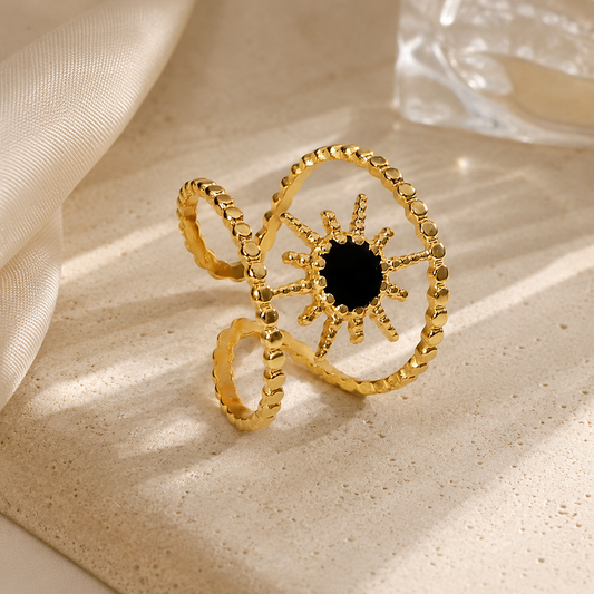Goddess Adjustable Ring | Tarnish Resistant B-37