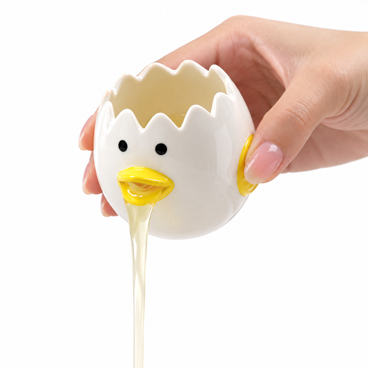 Ceramic Egg Separator – Egg White & Yolk Separator Kitchen Tool