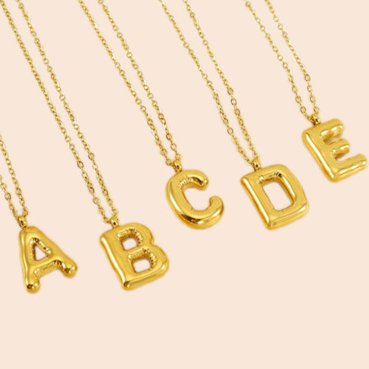 Bubble Letter Necklace