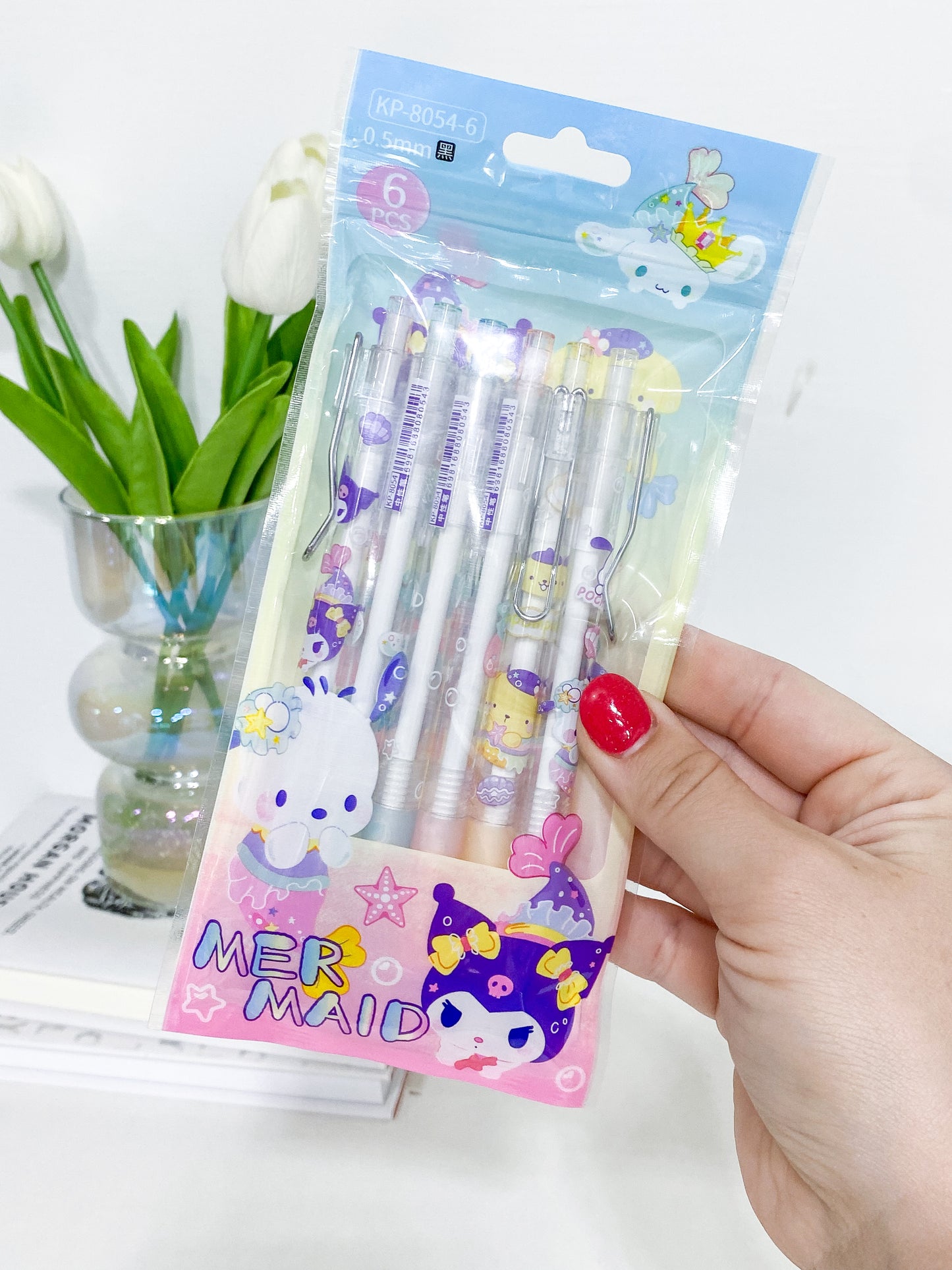 Sanrio 6 Pack Pens ( 2 Style Available )