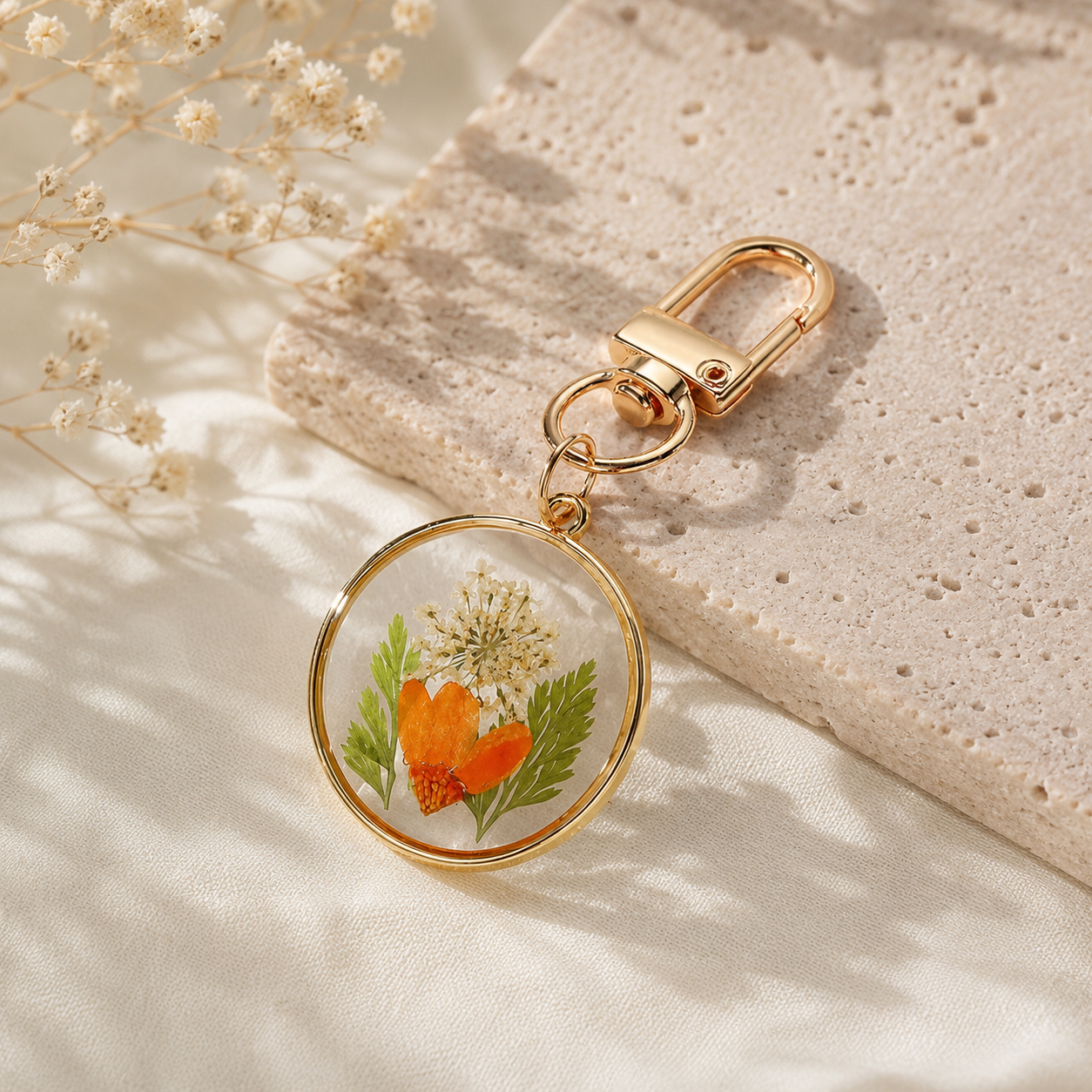Botanical Bloom Bag Charm