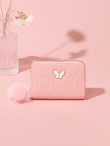 Butterfly Zip Card Wallet