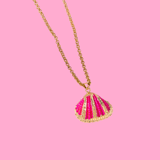 Bubblegum Shell Necklace