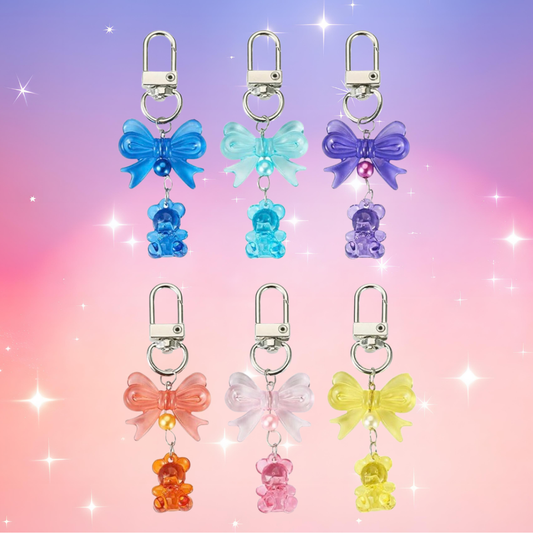 Gummy Bear Bow Charms