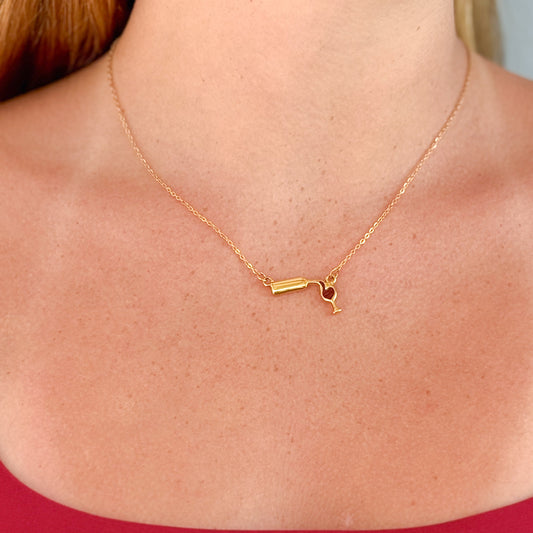 Wine Bottle Necklace