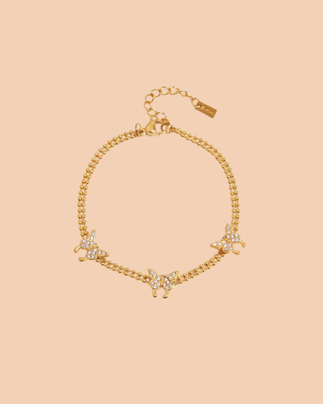 Triple Butterfly Bracelet