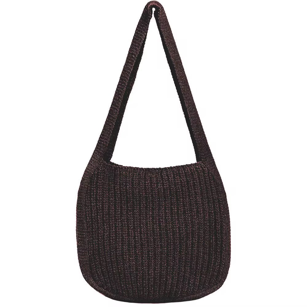 Knit Hobo Tote Bag