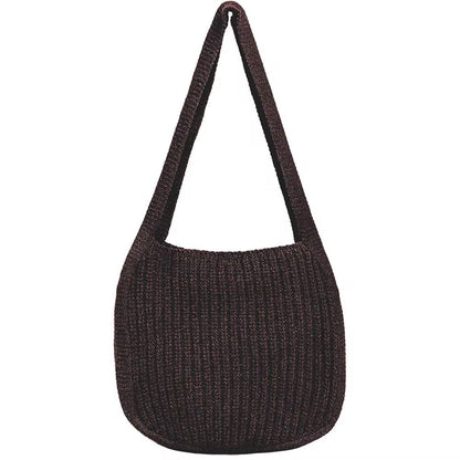 Knit Hobo Tote Bag