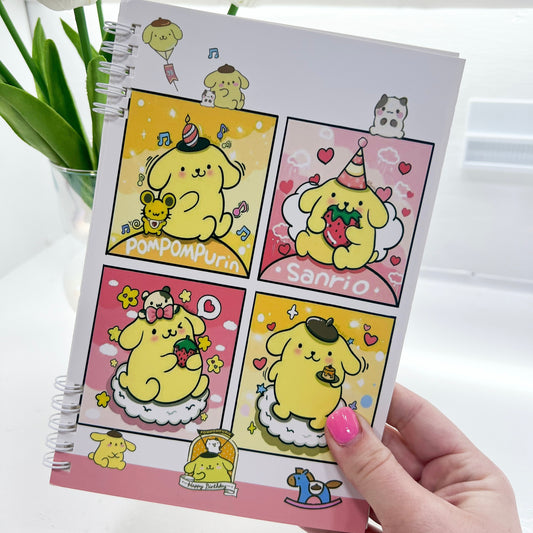 POMPURIN NOTEBOOKS  ( 4 STYLE AVAILABLE )