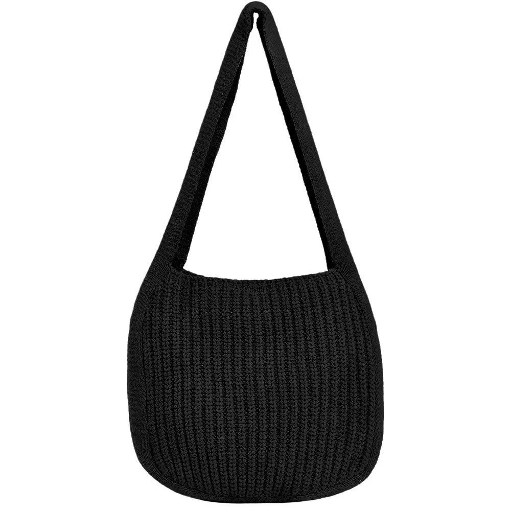 Knit Hobo Tote Bag