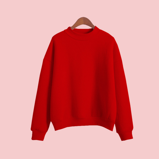 Red Fleece Sweatshirts ( true to size )