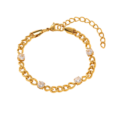 Luna Links Bracelets ( Clear, Pink, Green ) | B-38