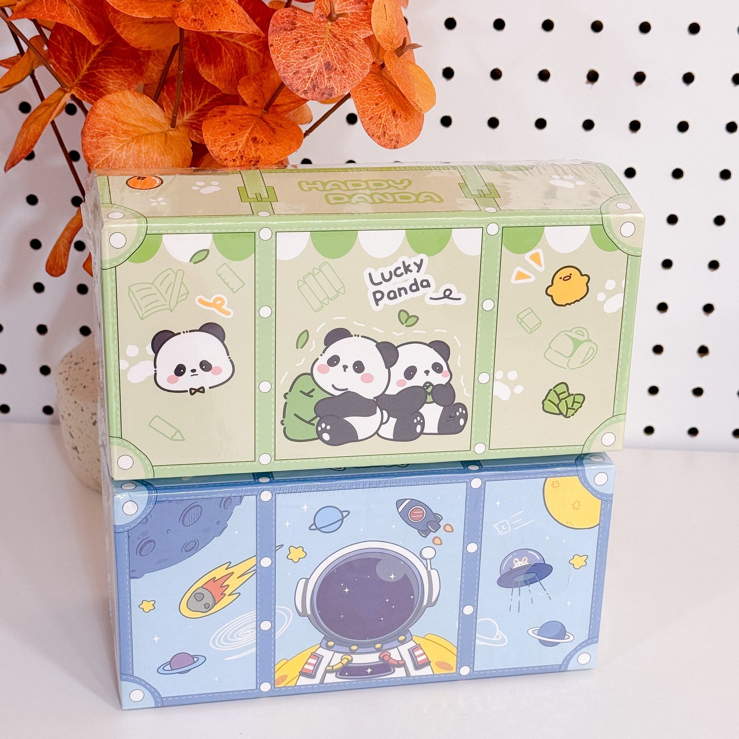 Surprise Stationery Box Panda Or Space Man