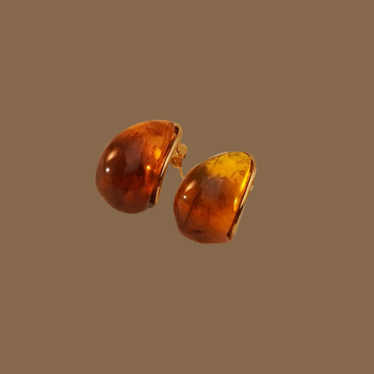 Teardrop Stud Earrings