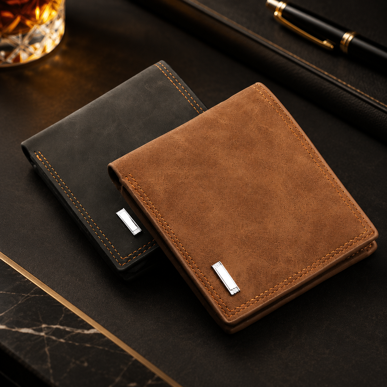 Classic Men's Trifold Wallet ( 2 colors available)