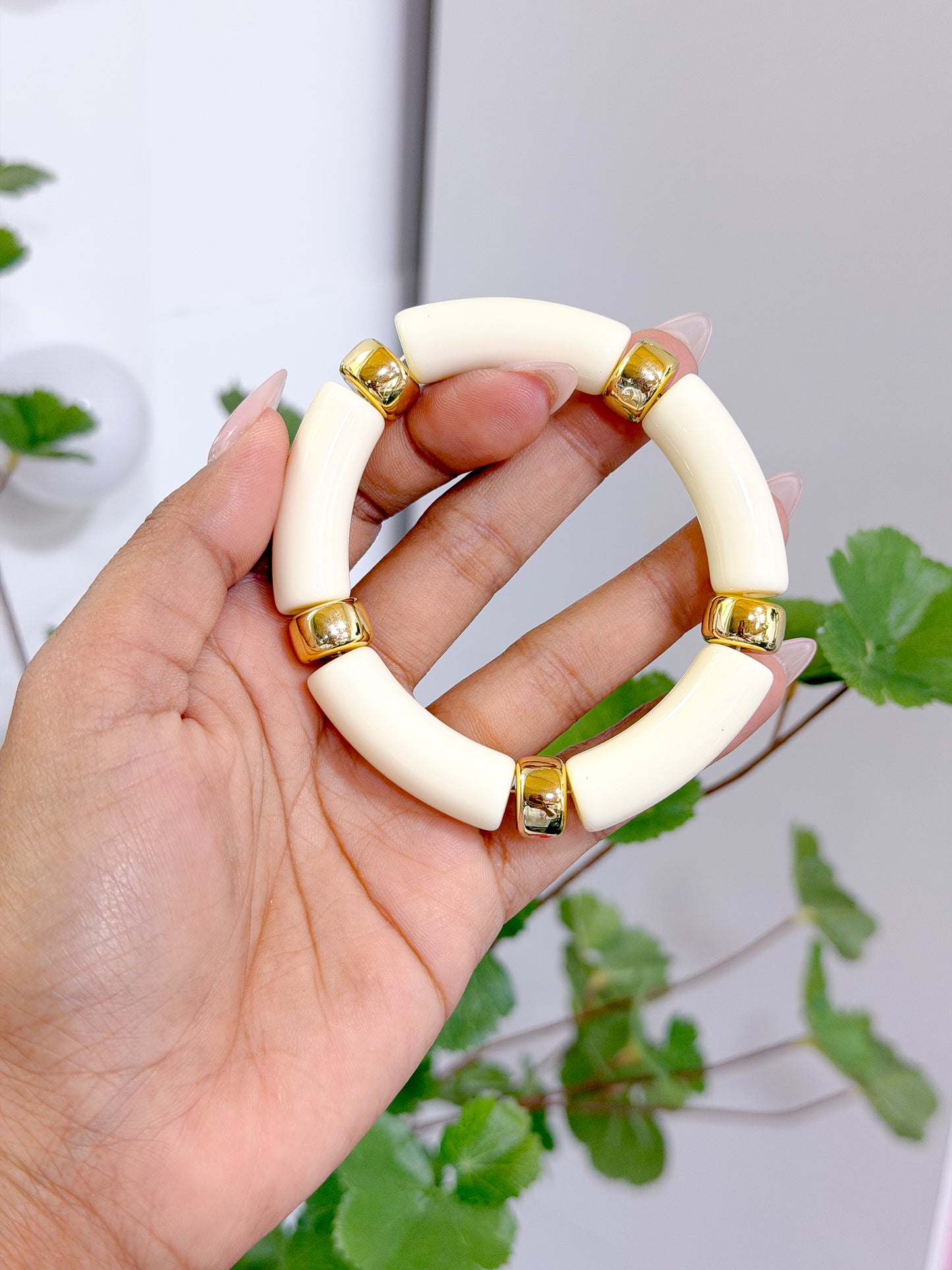 Ivory Sand Beaded Bracelets