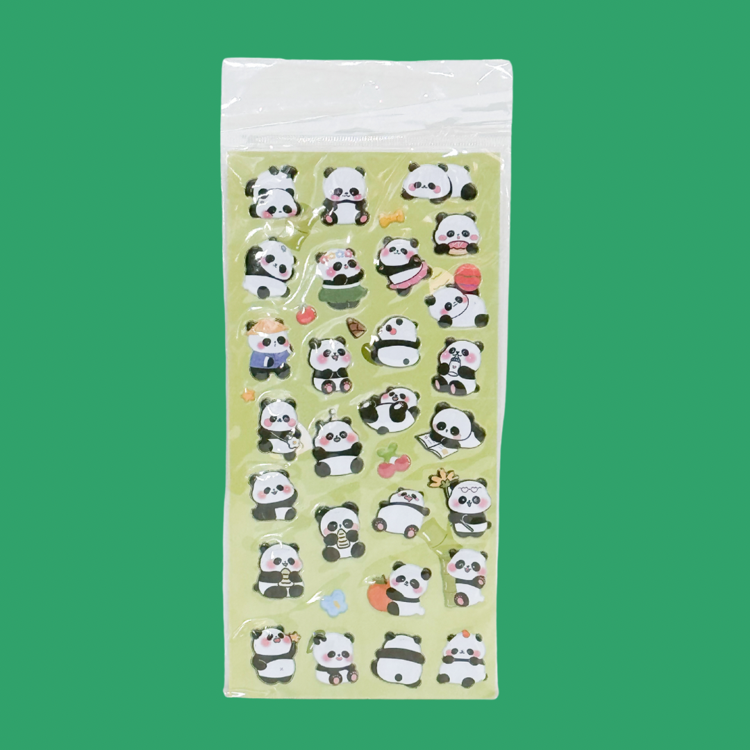 New Panda Stickers