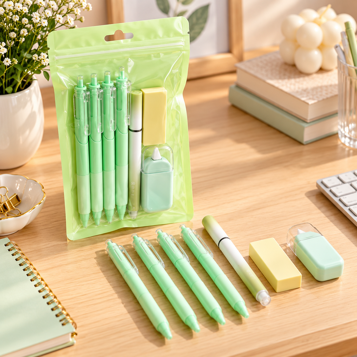 Pen & Correction Tape Set