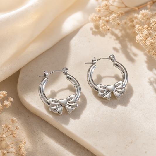 Love Knot Bow Earrings