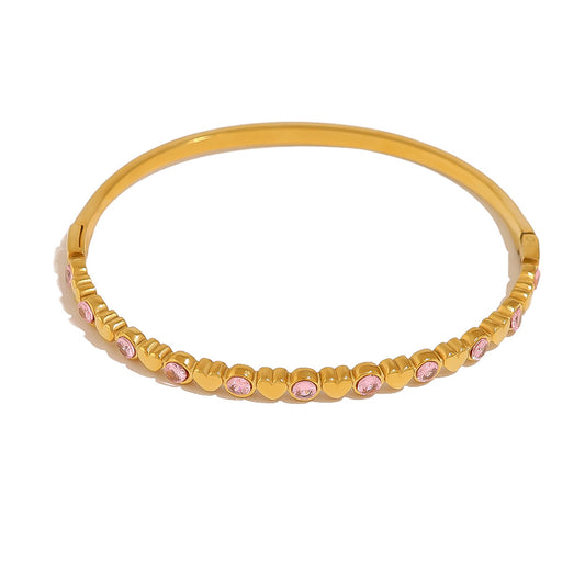 Mini Hearts Bangle