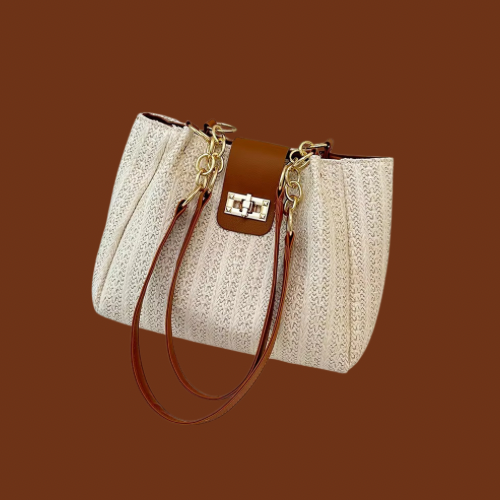 Knit Woven Handbag