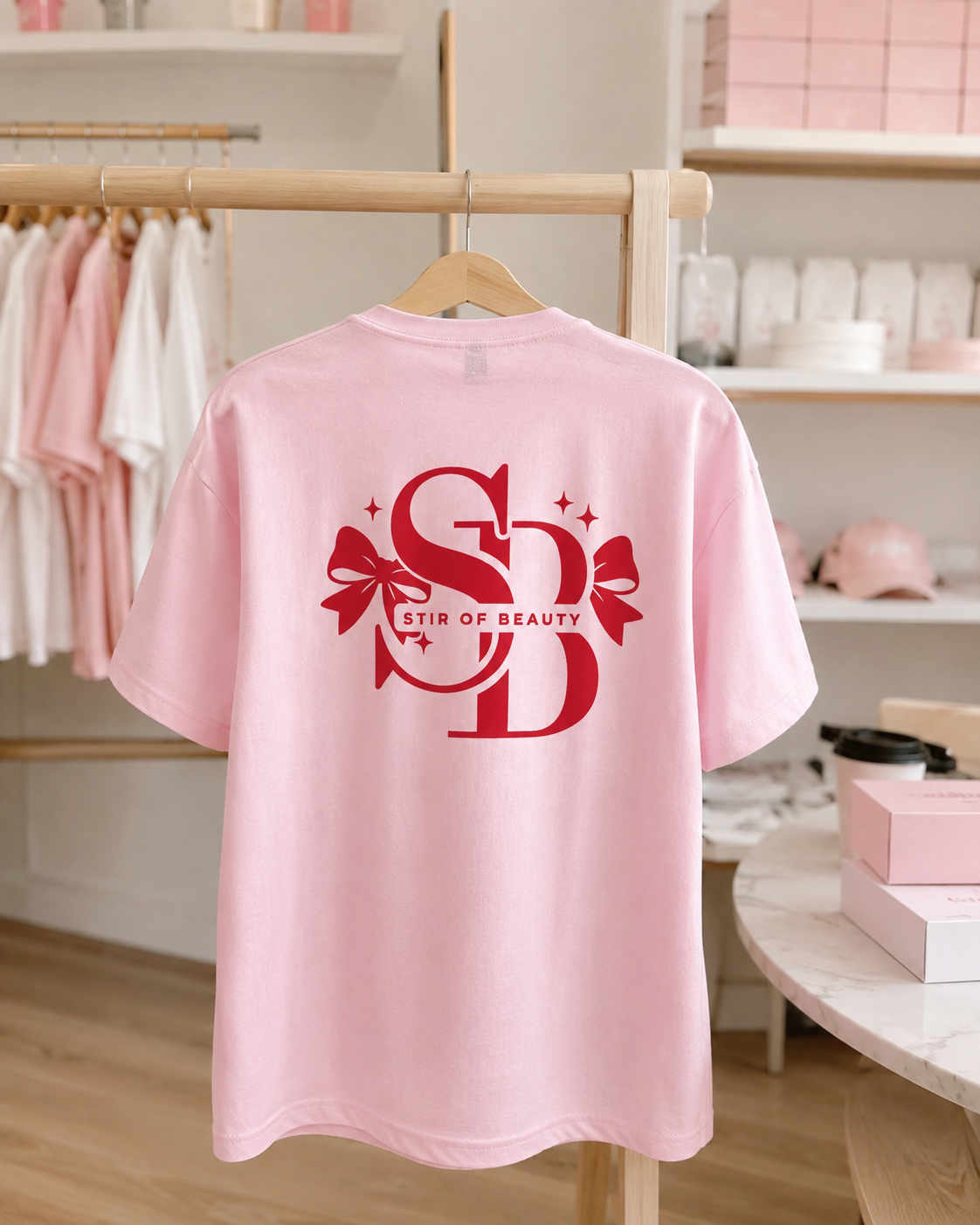 The Stir of Beauty Signature Bow Tee