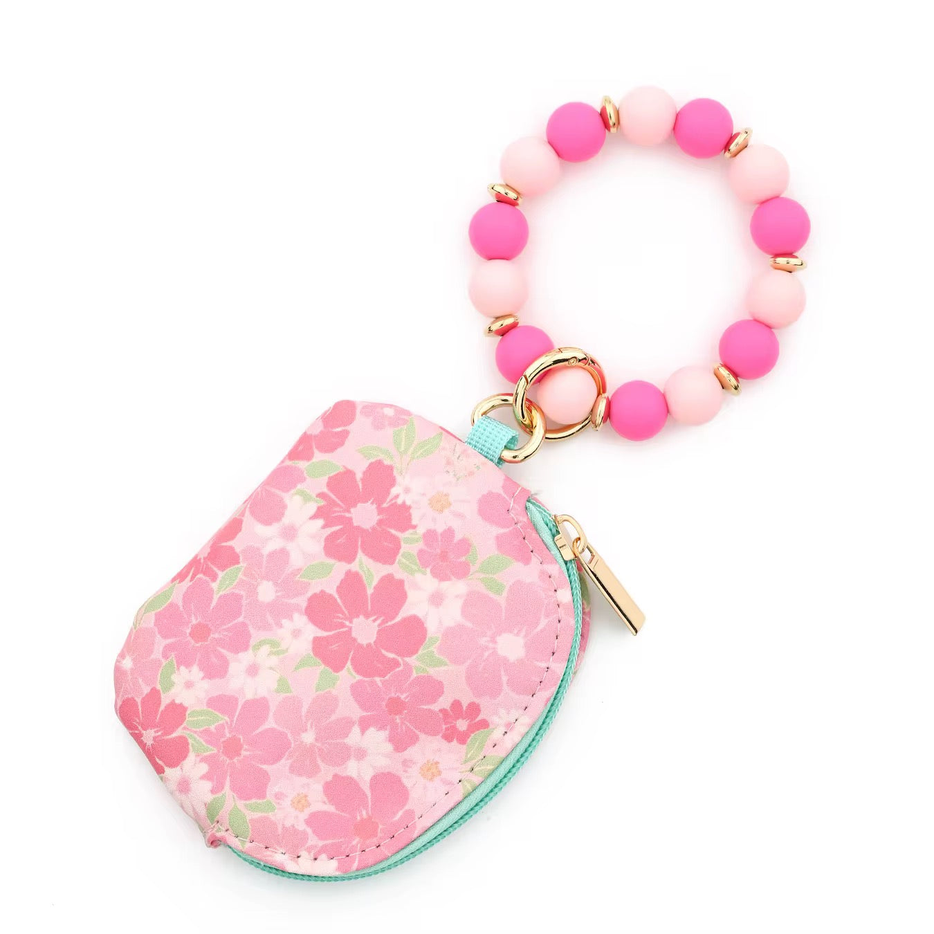 Floral Dreams Coin Wristlet Pouch