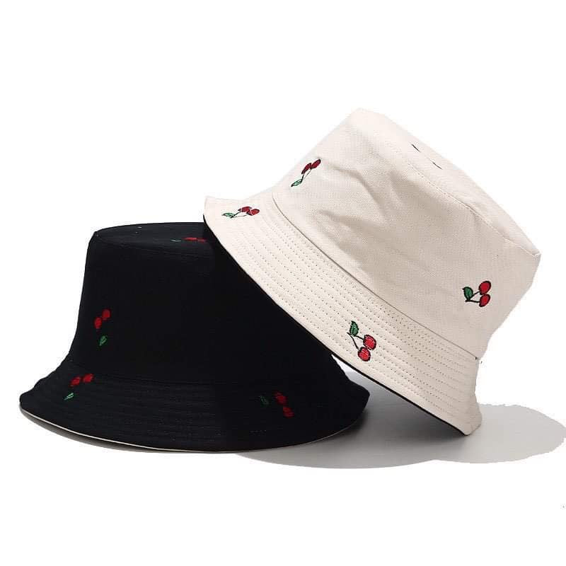 Reversible  Bucket Cherry Hats