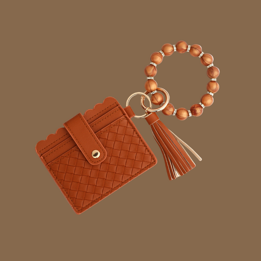 Woven Wristlet Card Wallets ( 4 Colors Available )