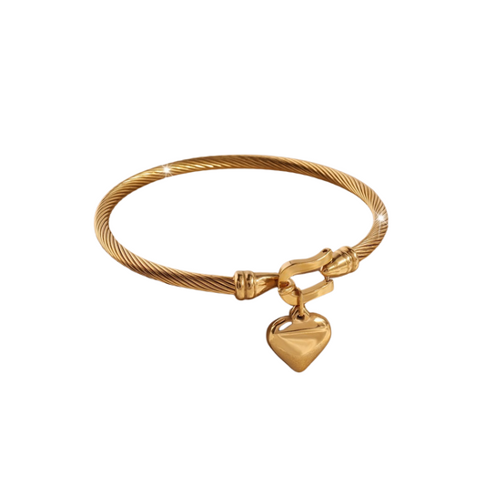 Twisted Love Cable Bangle