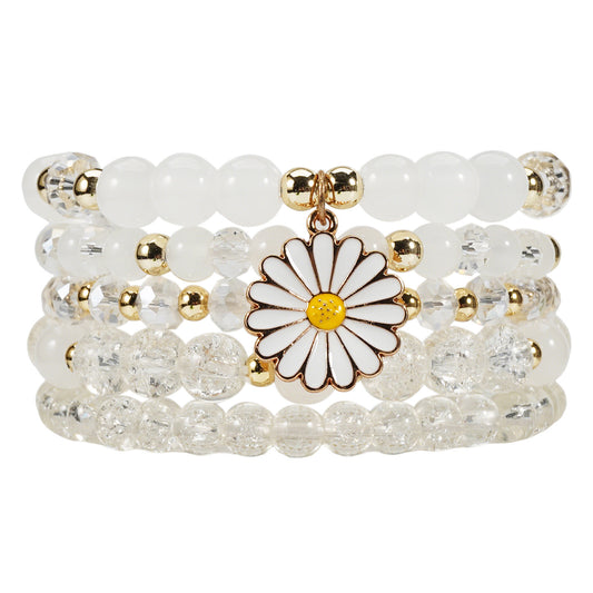Daisy Layered Bracelets ( 2 colors available )