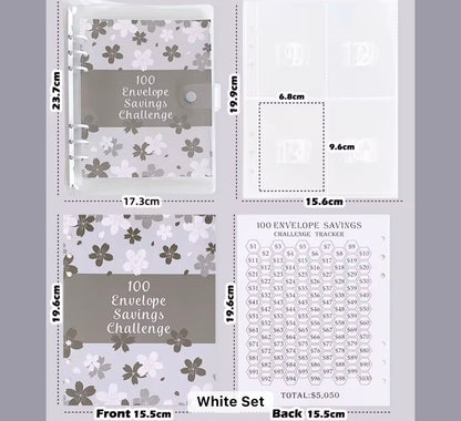 100 Envelope Savings Challenge Binders