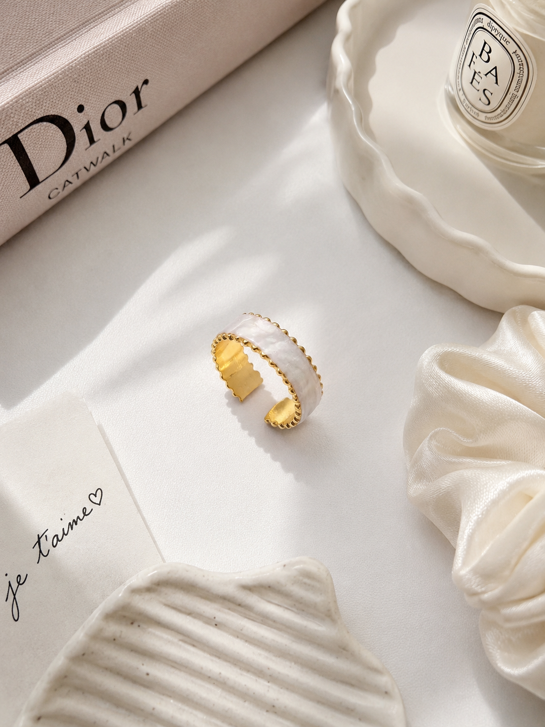 Ivory Coast Open Ring | Tarnish Resistant B-13