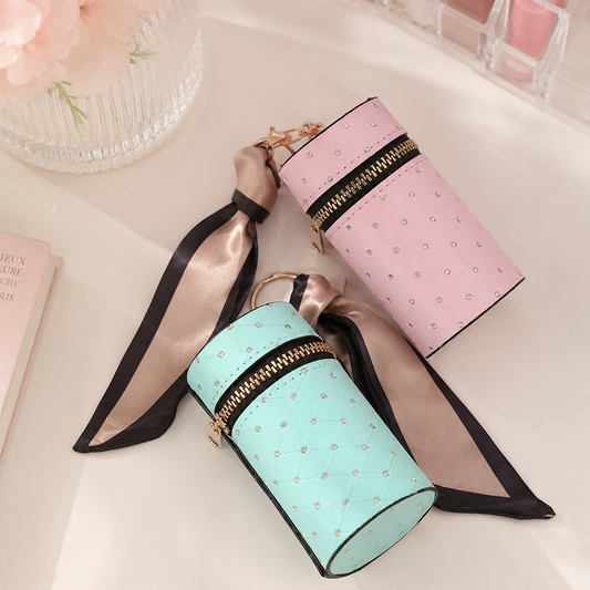 Bling Lip Holder Bag Charm