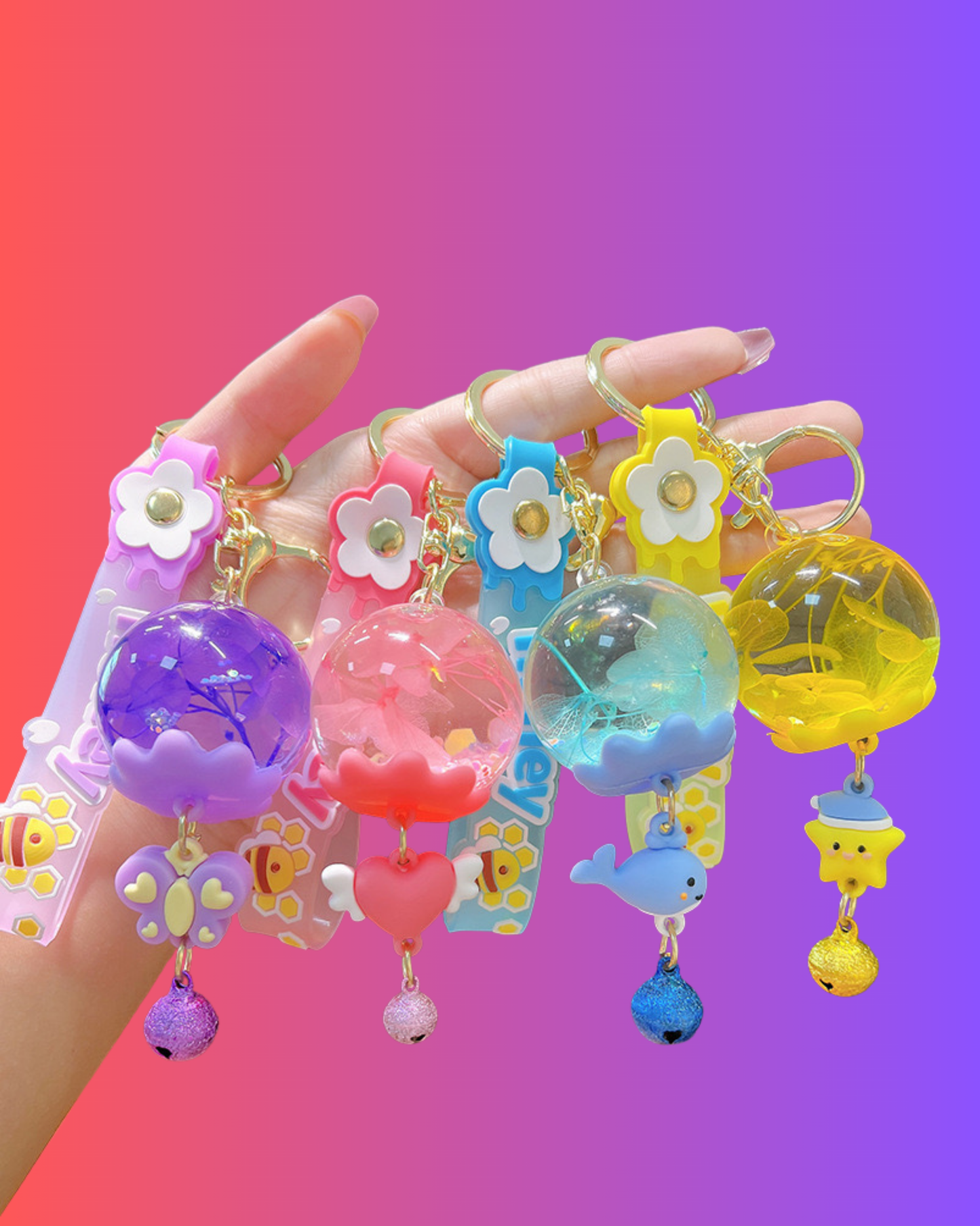 Dreamy Bubble Bag Charms  ( 5 Colors )
