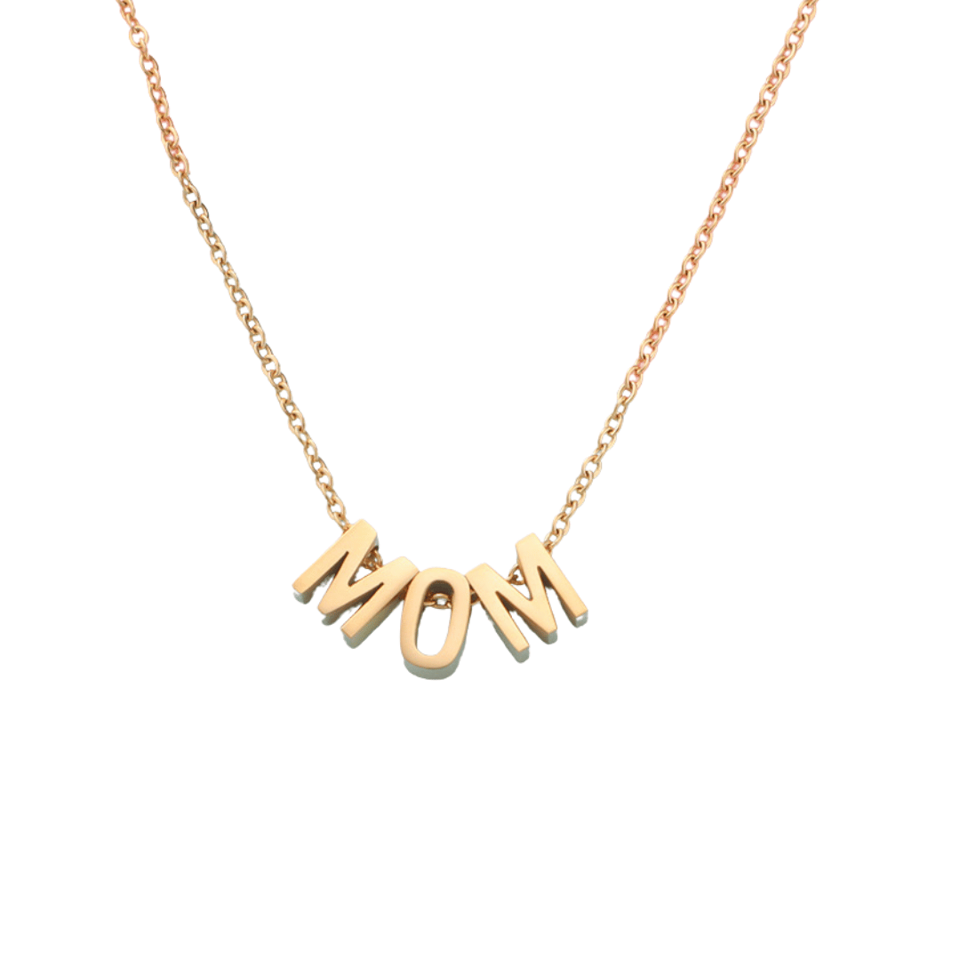 Mom Charm Necklace ( Non-Tarnish)