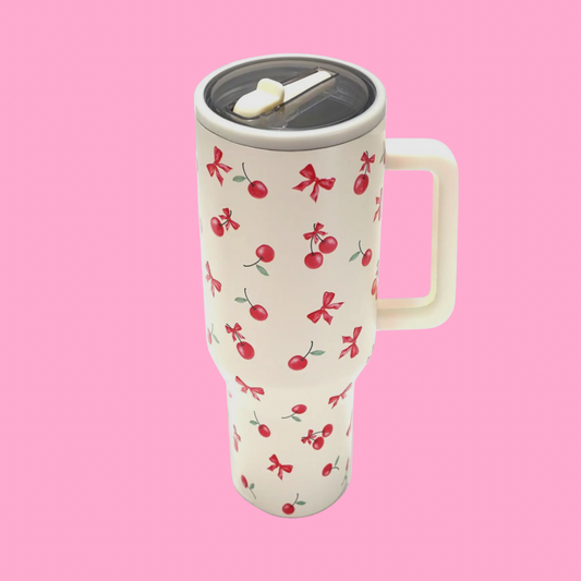 Cherry Cream ( Spill Free Tumbler )