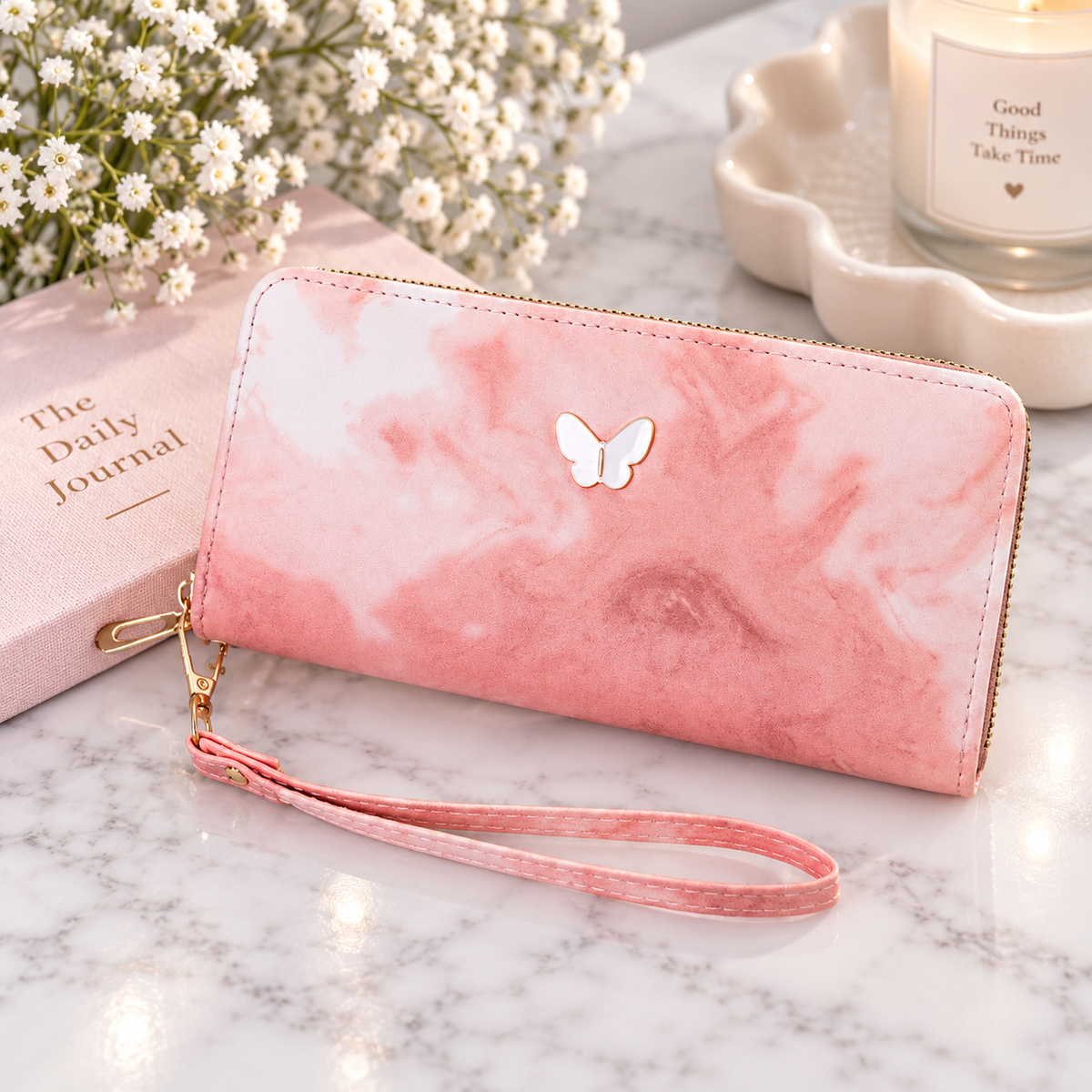 Butterfly Long Wallet