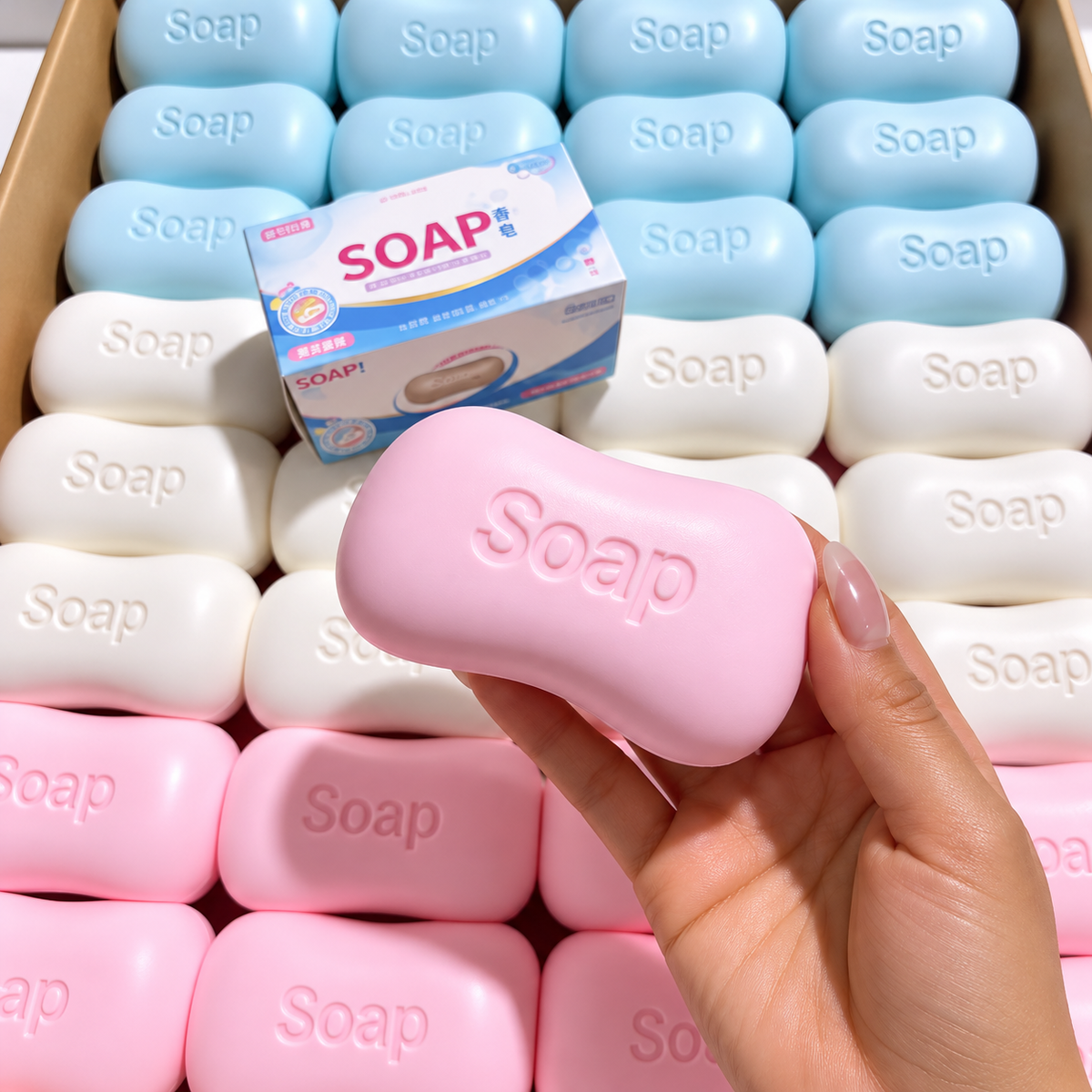 Soap-Shaped Squishy Fidget Toy – Soft Squeeze Sensory Stress Relief Toy