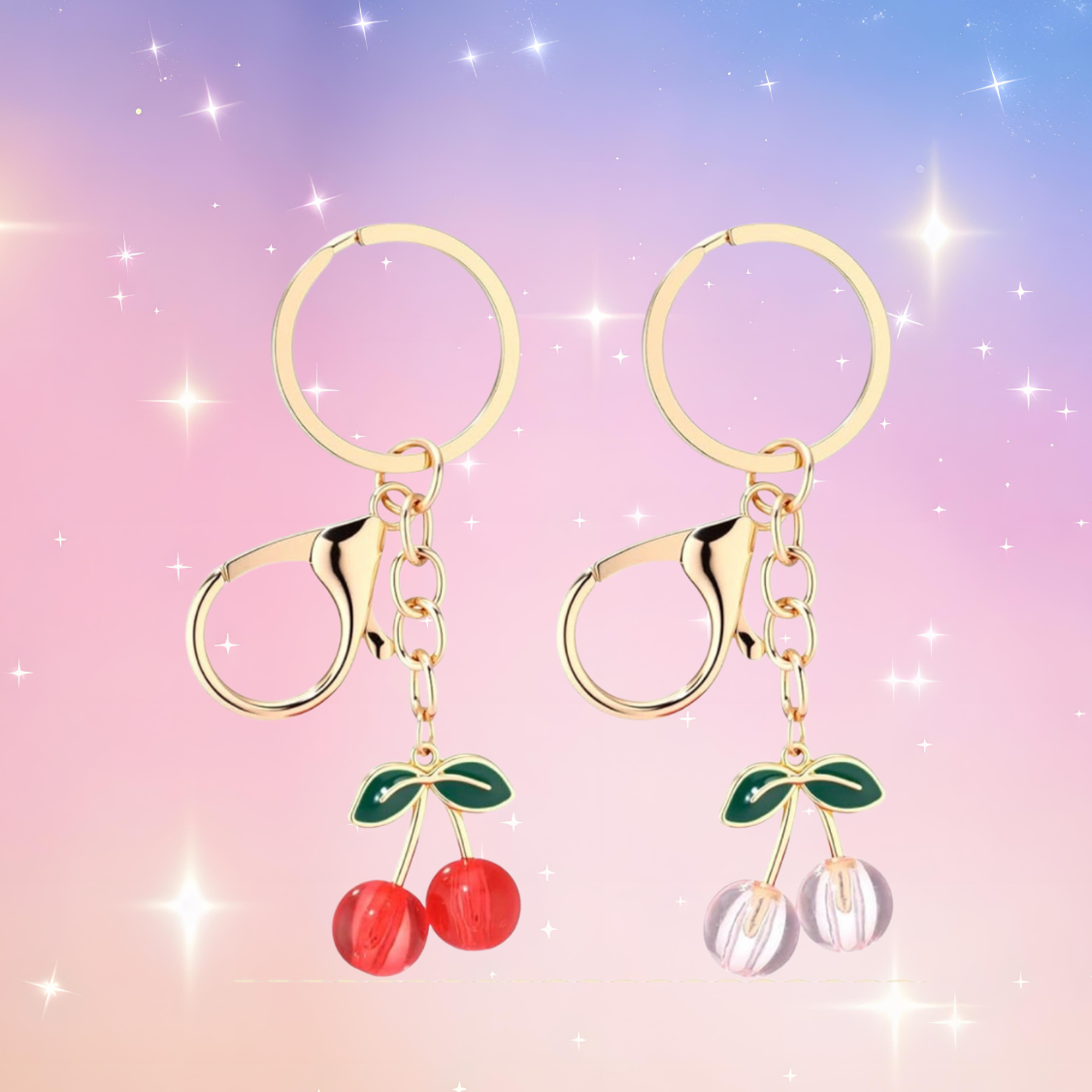 Crystal Cherry Charm