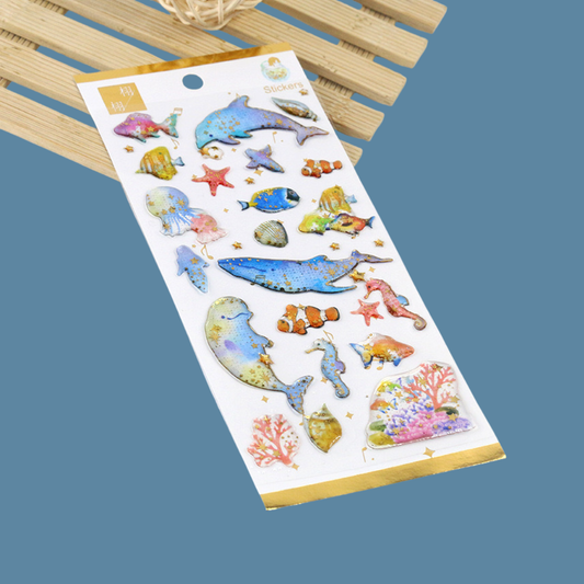 Fish, Dolphin & Whale Sticker