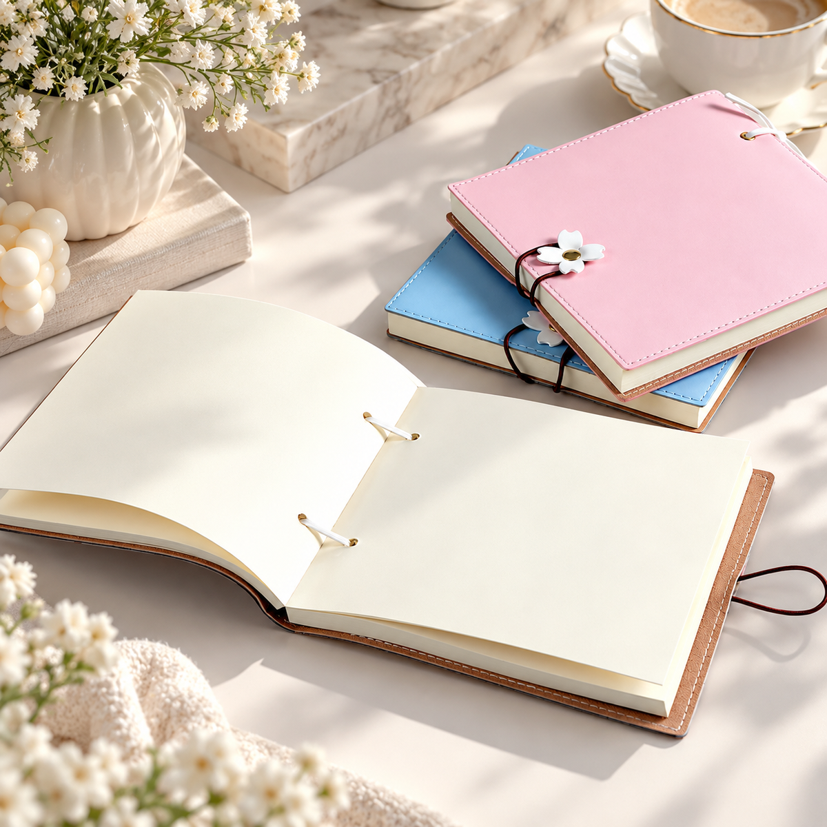 Pastel Daisy Journal