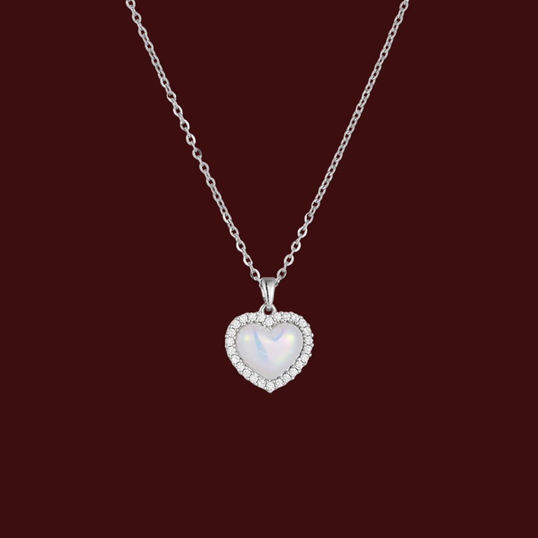 Halo Heart Necklace
