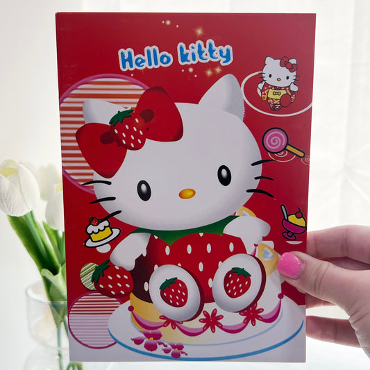 HELLO KITTY NOTEBOOKS  ( 4 STYLE AVAILABLE )